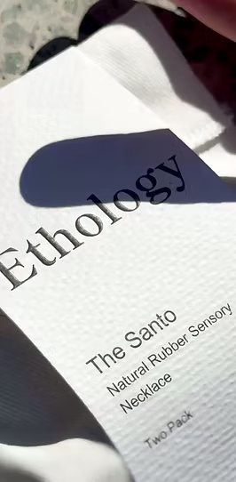 Ethology - The Santo: Natural Rubber Sensory Necklace (2 Pack)