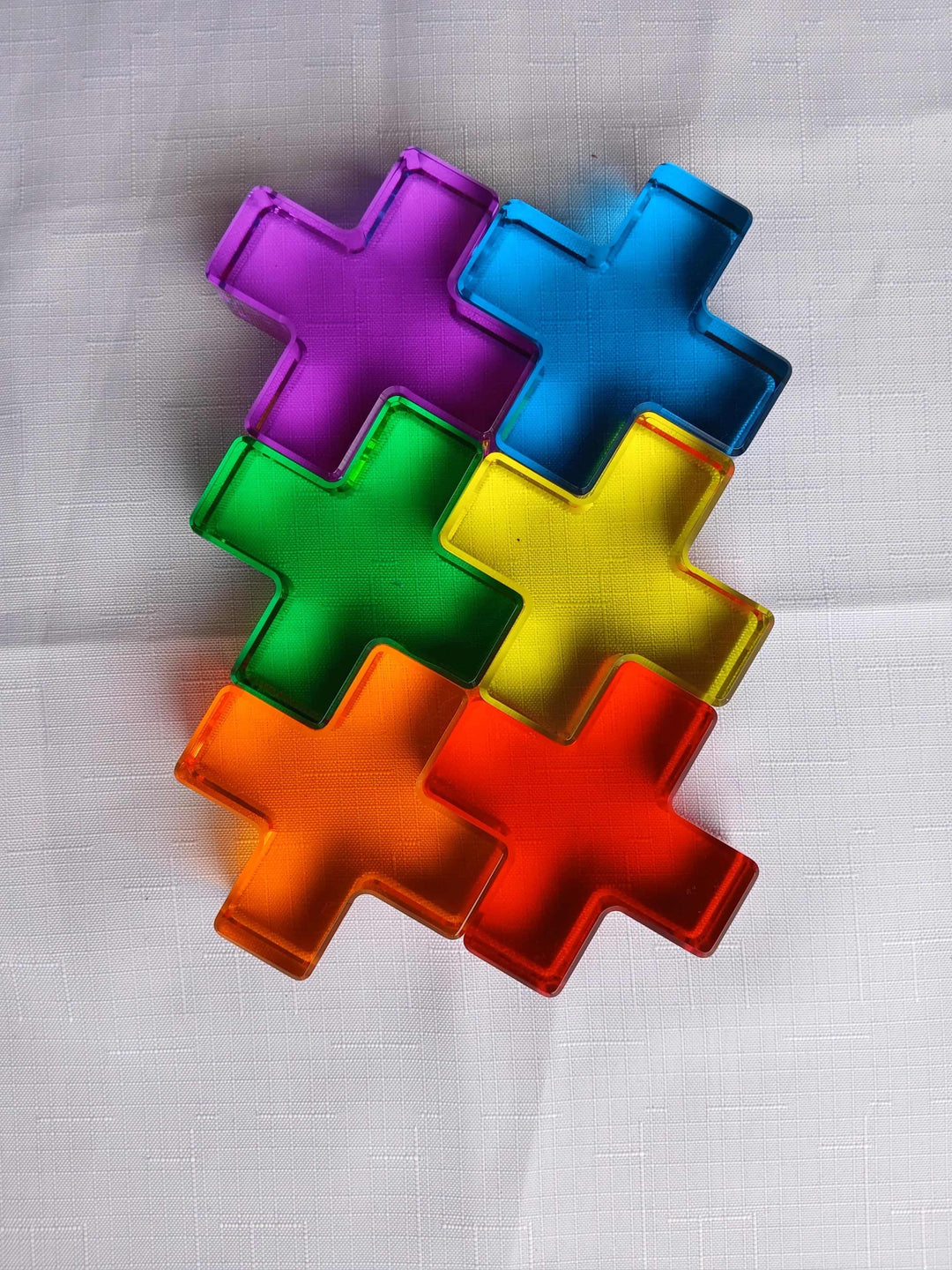 Royal Lucite Crosses Set (6pc)