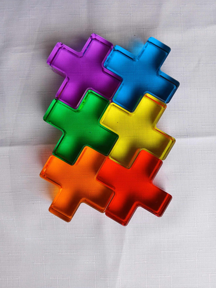 Royal Lucite Crosses Set (6pc)