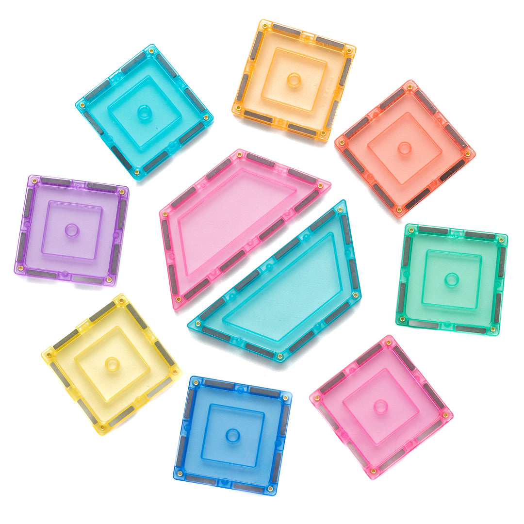 Learn & Grow Toys - Magnetic Tiles - Pastel Dome Set (22pc)