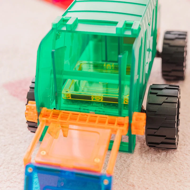 TileTek - Magnetic Tiles - Mega Recycling Truck Set (14pc)