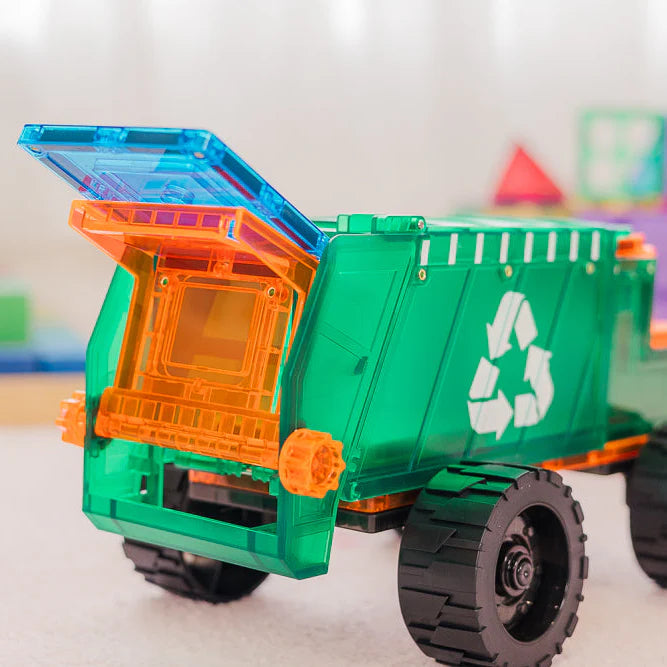 TileTek - Magnetic Tiles - Mega Recycling Truck Set (14pc)