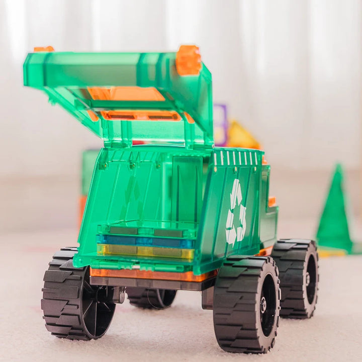 TileTek - Magnetic Tiles - Mega Recycling Truck Set (14pc)