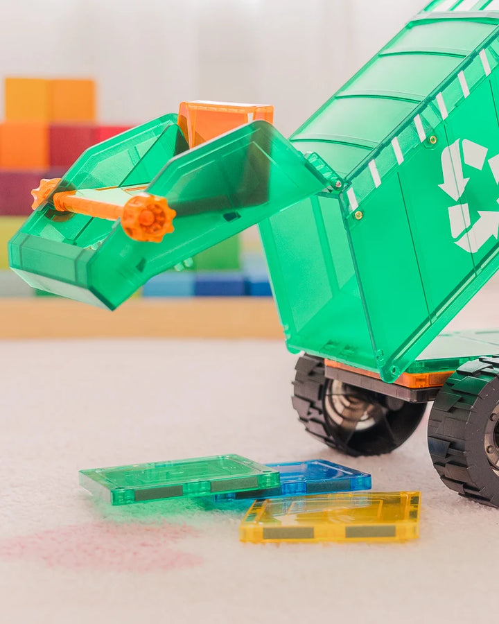 TileTek - Magnetic Tiles - Mega Recycling Truck Set (14pc)