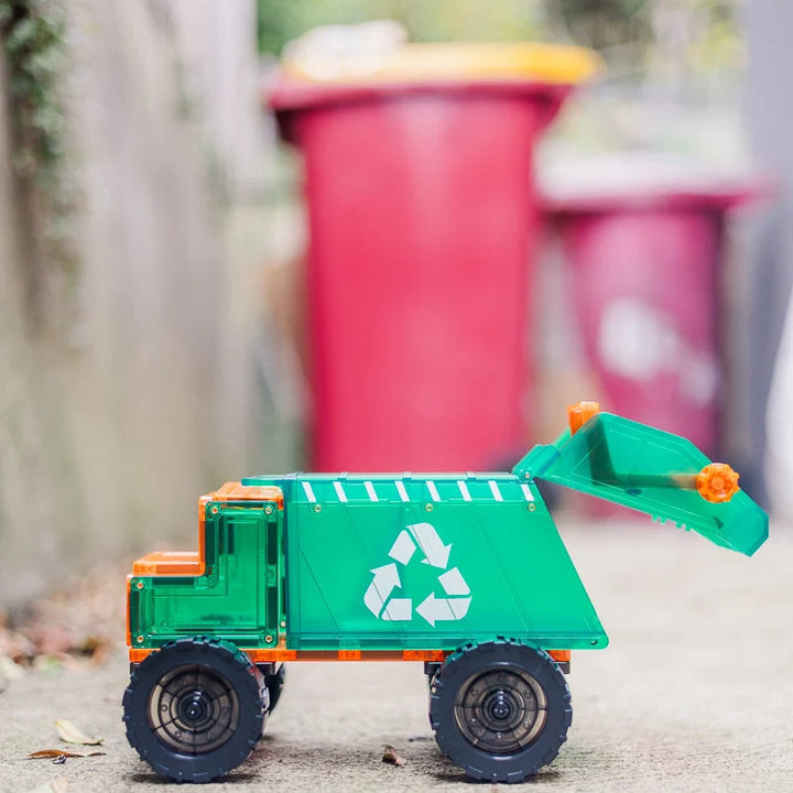 TileTek - Magnetic Tiles - Mega Recycling Truck Set (14pc)