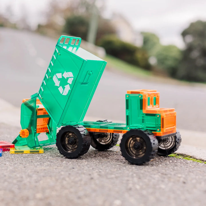 TileTek - Magnetic Tiles - Mega Recycling Truck Set (14pc)