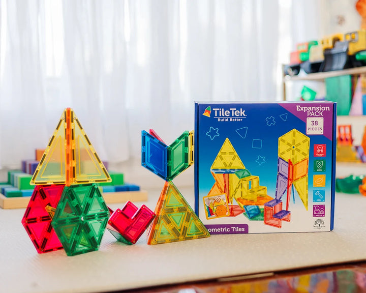TileTek - Magnetic Tiles - Geometric Set (38pc)