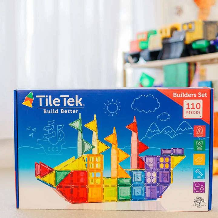 TileTek - Magnetic Tiles - Builders Set 110pc