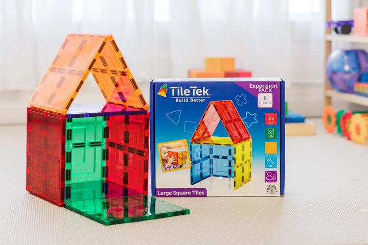 TileTek - Magnetic Tiles - Large Square Set (8pc)
