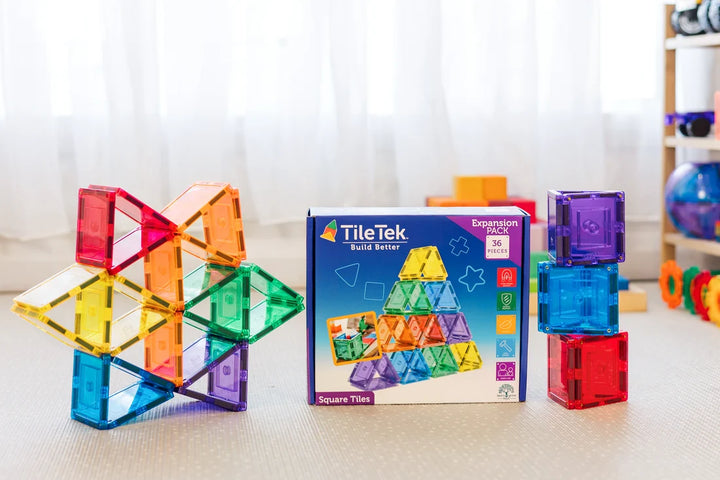 TileTek - Magnetic Tiles - Small Square Set (36pc)