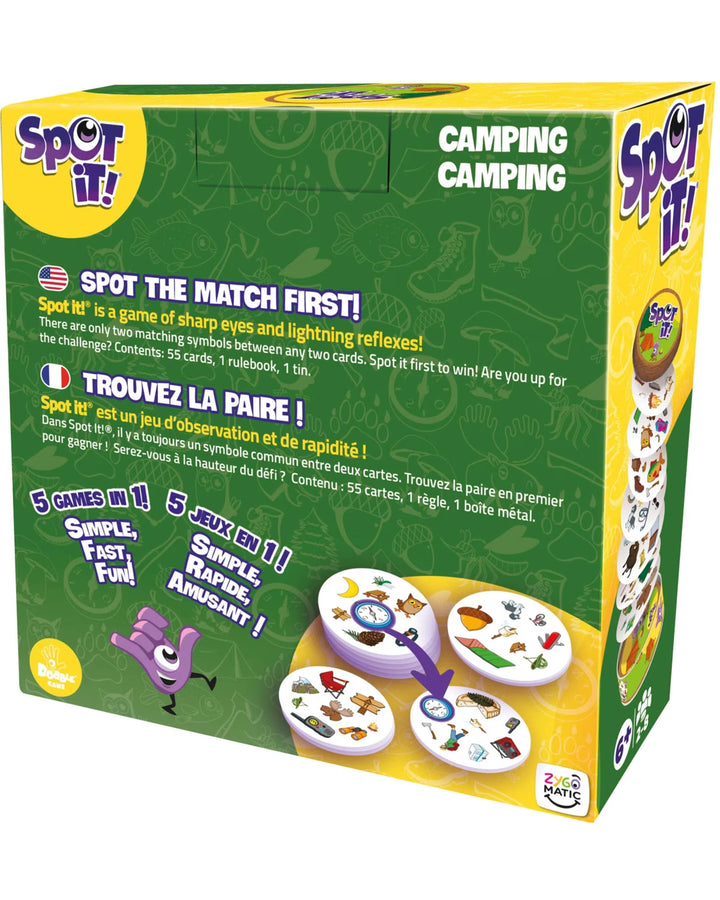 Spot it! Camping - Matching Card Game