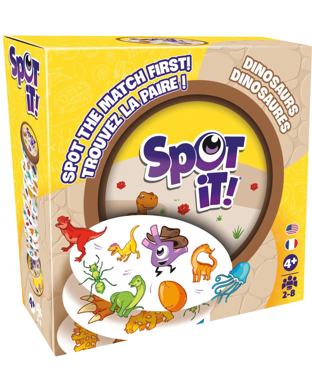 Spot it! Dinosaurs - Matching Card Game