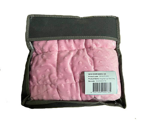 Weighted Soft Lap Blanket 2.5kg - Pink