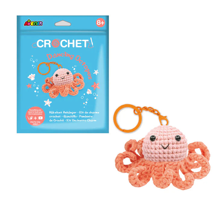 Avenir - Crochet Keychain Kit - Dancing Octopus