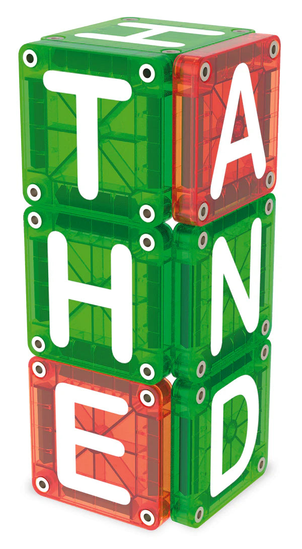 Magna-Tiles - microMAGS - Learn Letters Set (56pc)