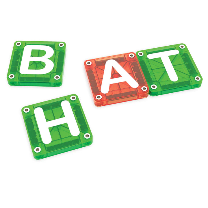 Magna-Tiles - microMAGS - Learn Letters Set (56pc)