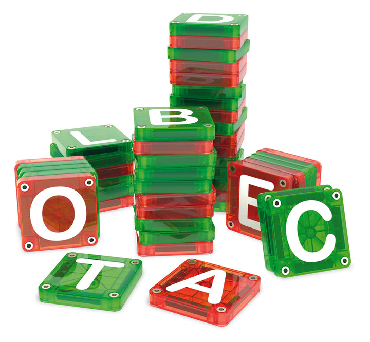 Magna-Tiles - microMAGS - Learn Letters Set (56pc)