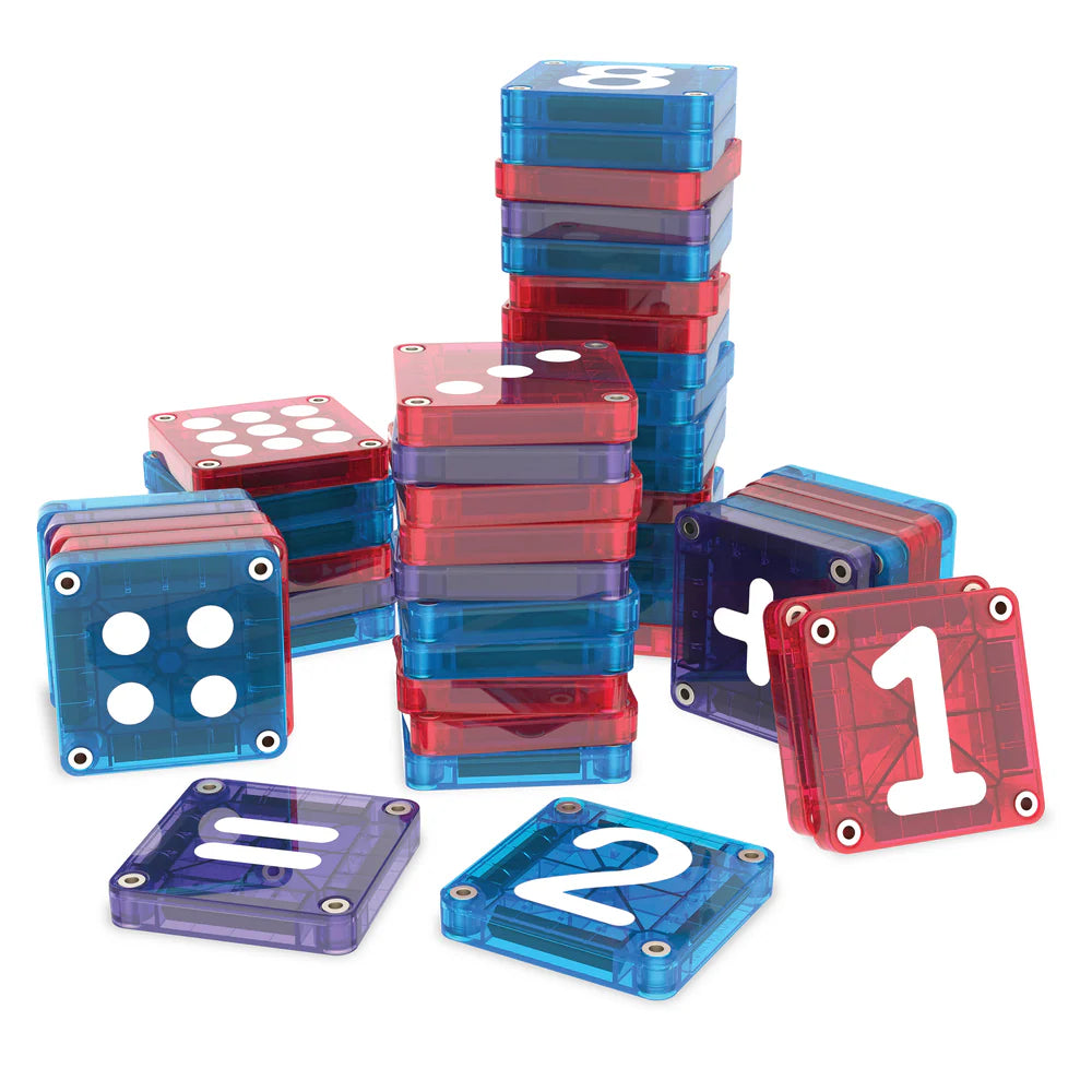 Magna-Tiles - microMAGS - Learn Numbers Set (56pc)