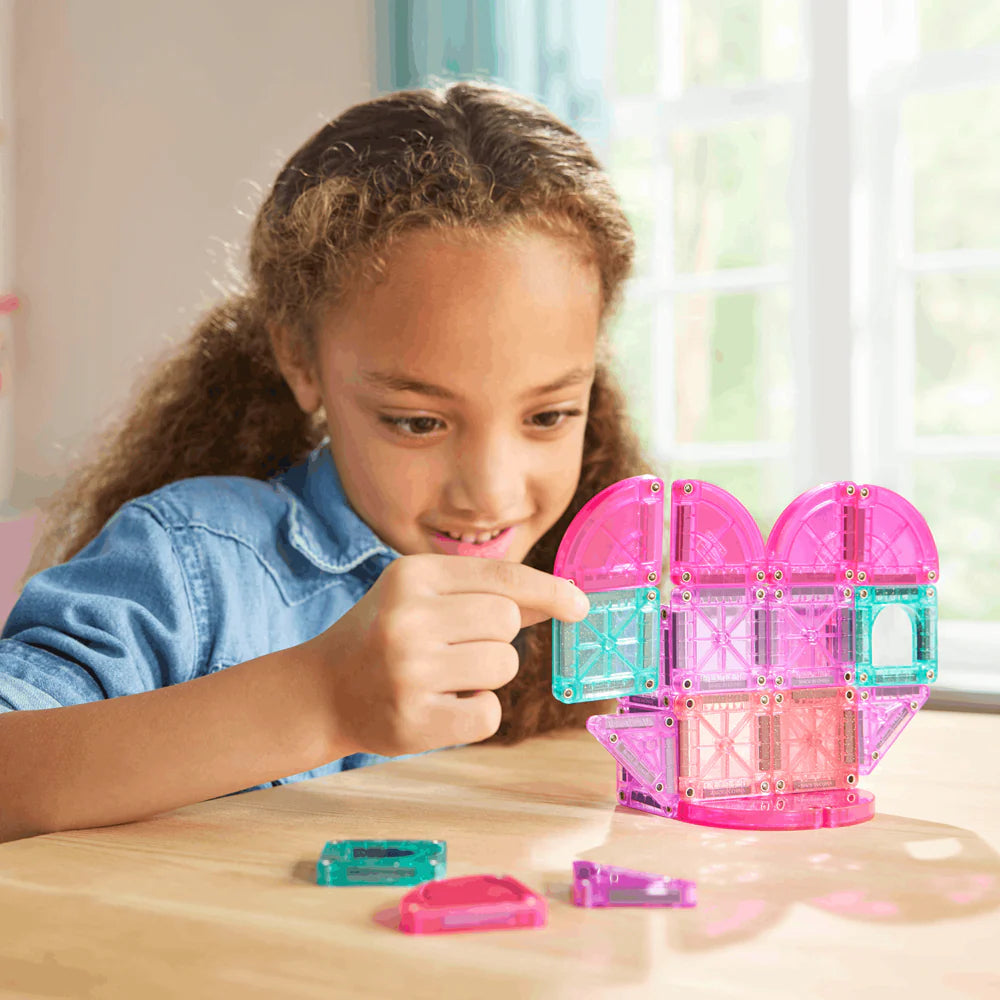 Magna-Tiles - microMAGS Travel Set - Heart to Heart (26pc)
