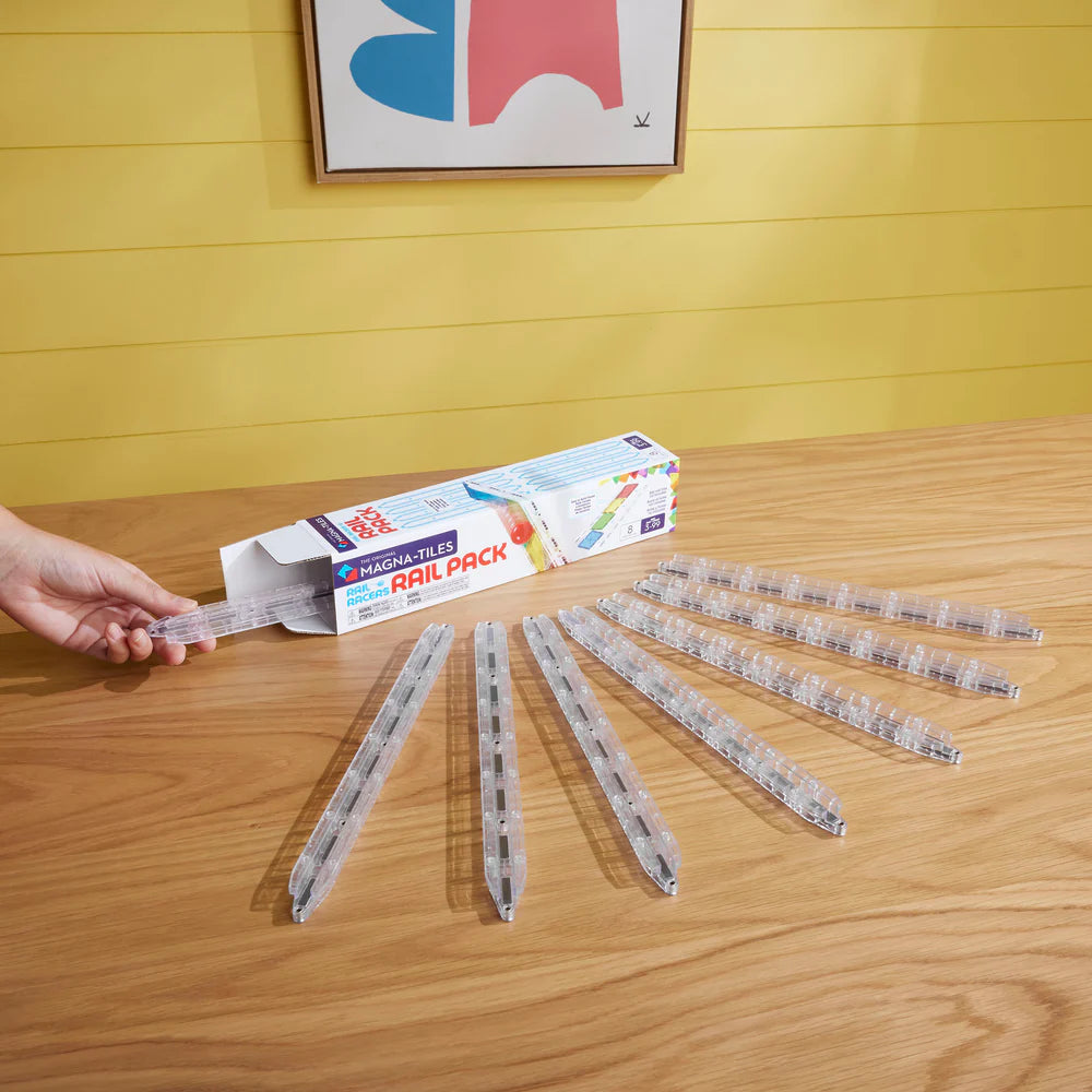 Magna-Tiles - Rail Racers - Rail Pack (8pk)