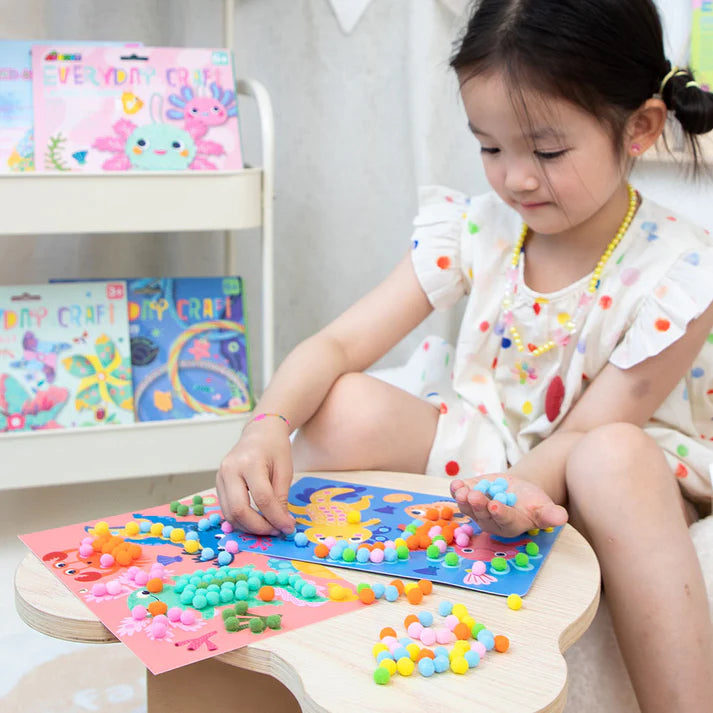 Avenir - Craft DIY Kit - Axolotl Pom Pom Art