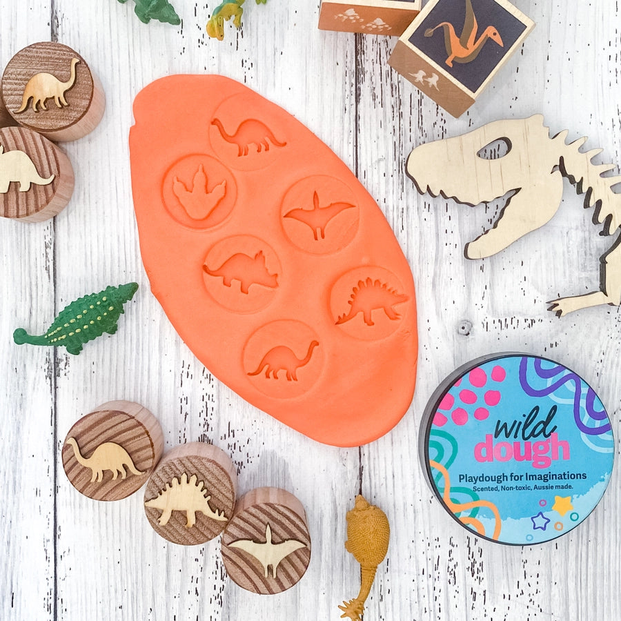 Rainbow Brights Scented Playdough - Sunset Orange (280g Jar)