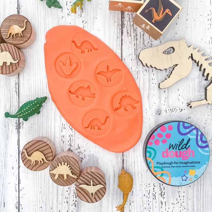 Rainbow Brights Scented Playdough - Sunset Orange (280g Jar)