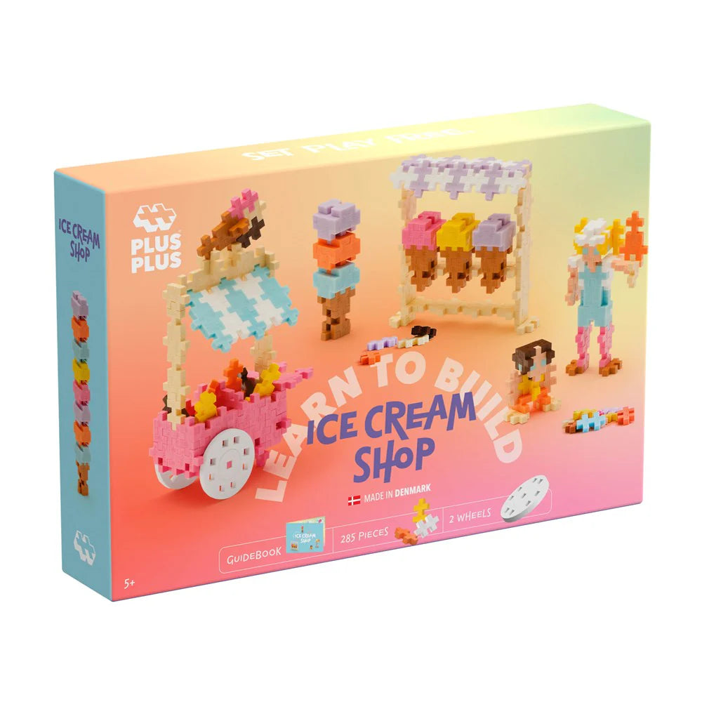 Plus-Plus - Learn to Build - Ice Cream Shop (275pc)