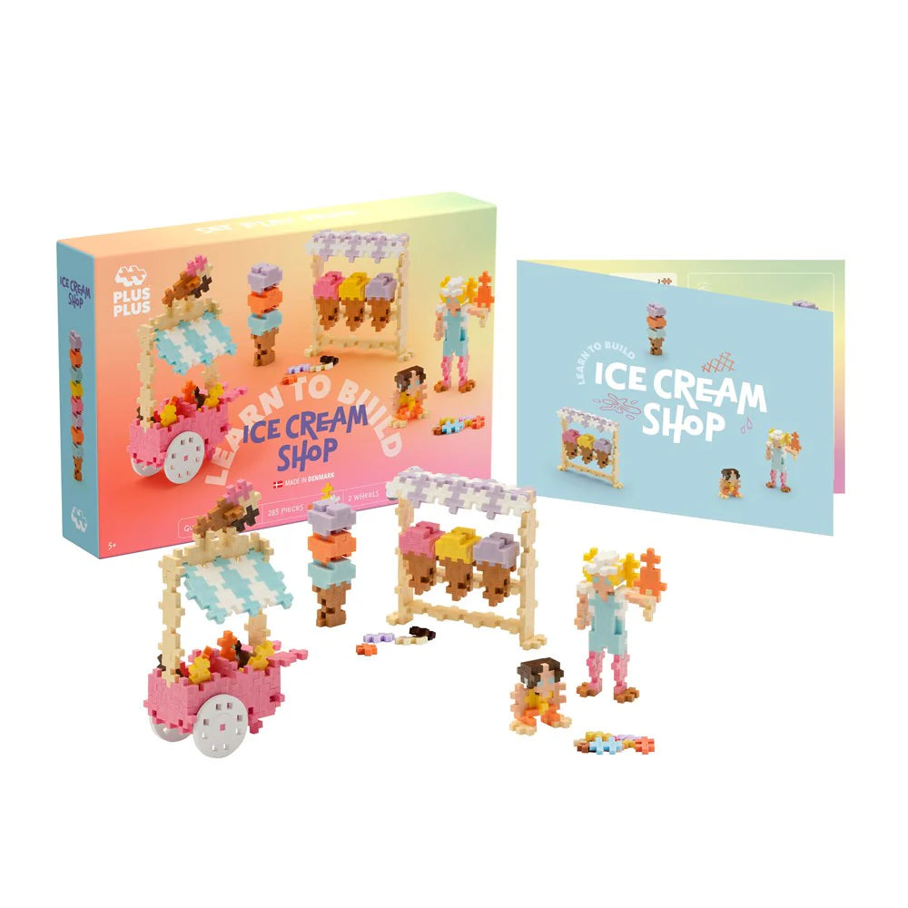 Plus-Plus - Learn to Build - Ice Cream Shop (275pc)