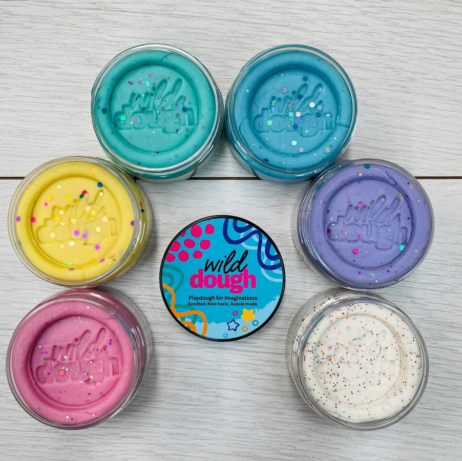 Glitter Scented Playdough - Sunshine Yellow (280g Jar)