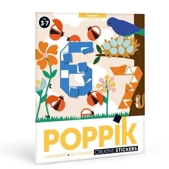 Poppik - Panorama Sticker Set - Numbers