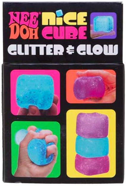 NeeDoh - Nice Cube - Glitter & Glow (Individual)
