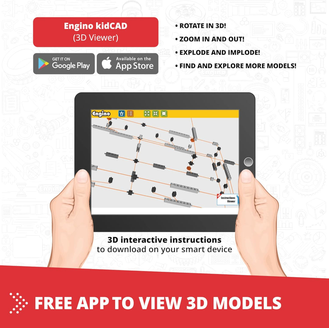 Engino - Creative Builder - 10-in-1 Multimodel Series (51pc Set)