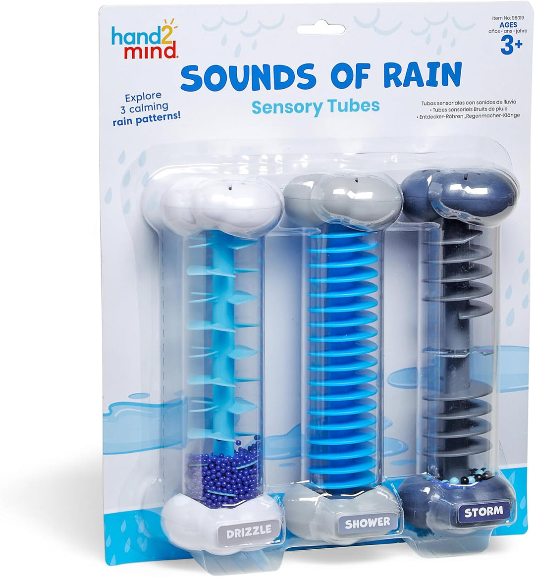 Hand2Mind - Sounds of Rain Sensory Tubes (Set of 3)