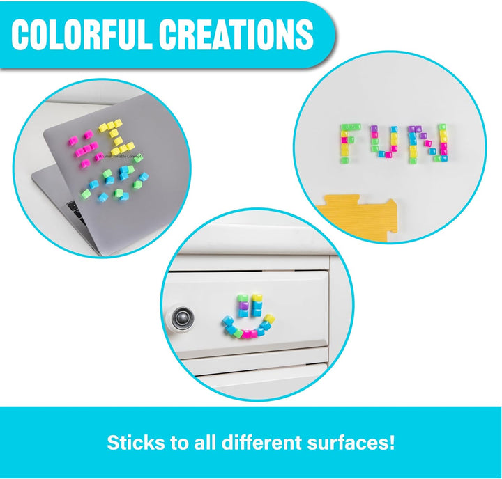 StickiKubes - Neon Brights Tub (125pc)