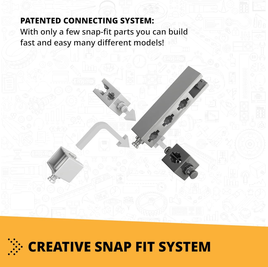 Engino - Creative Builder - 3-in-1 Tipper Truck Machinery Set