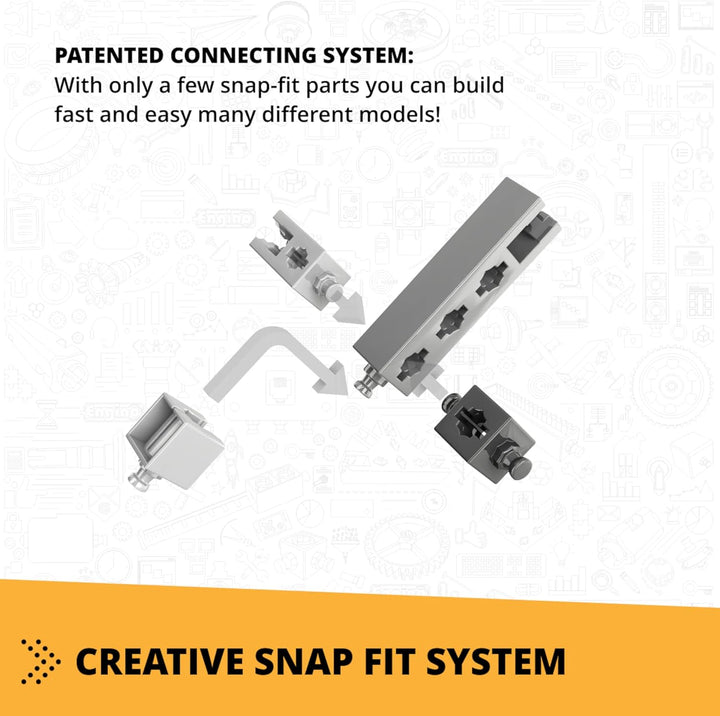 Engino - Creative Builder - 3-in-1 Tipper Truck Machinery Set