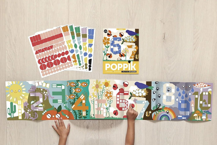 Poppik - Panorama Sticker Set - Numbers
