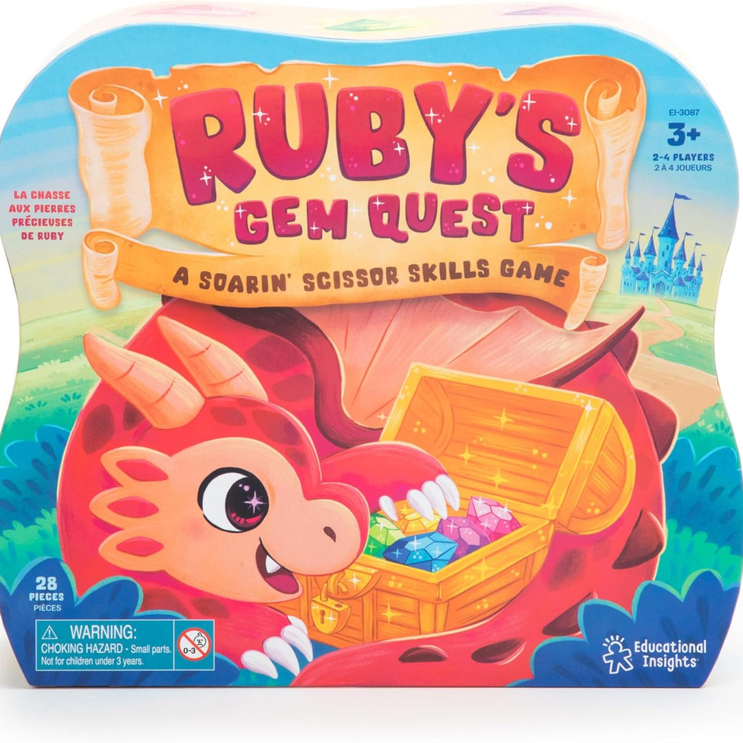 Educational Insights - Ruby's Gem Quest - Scissor Skills Game