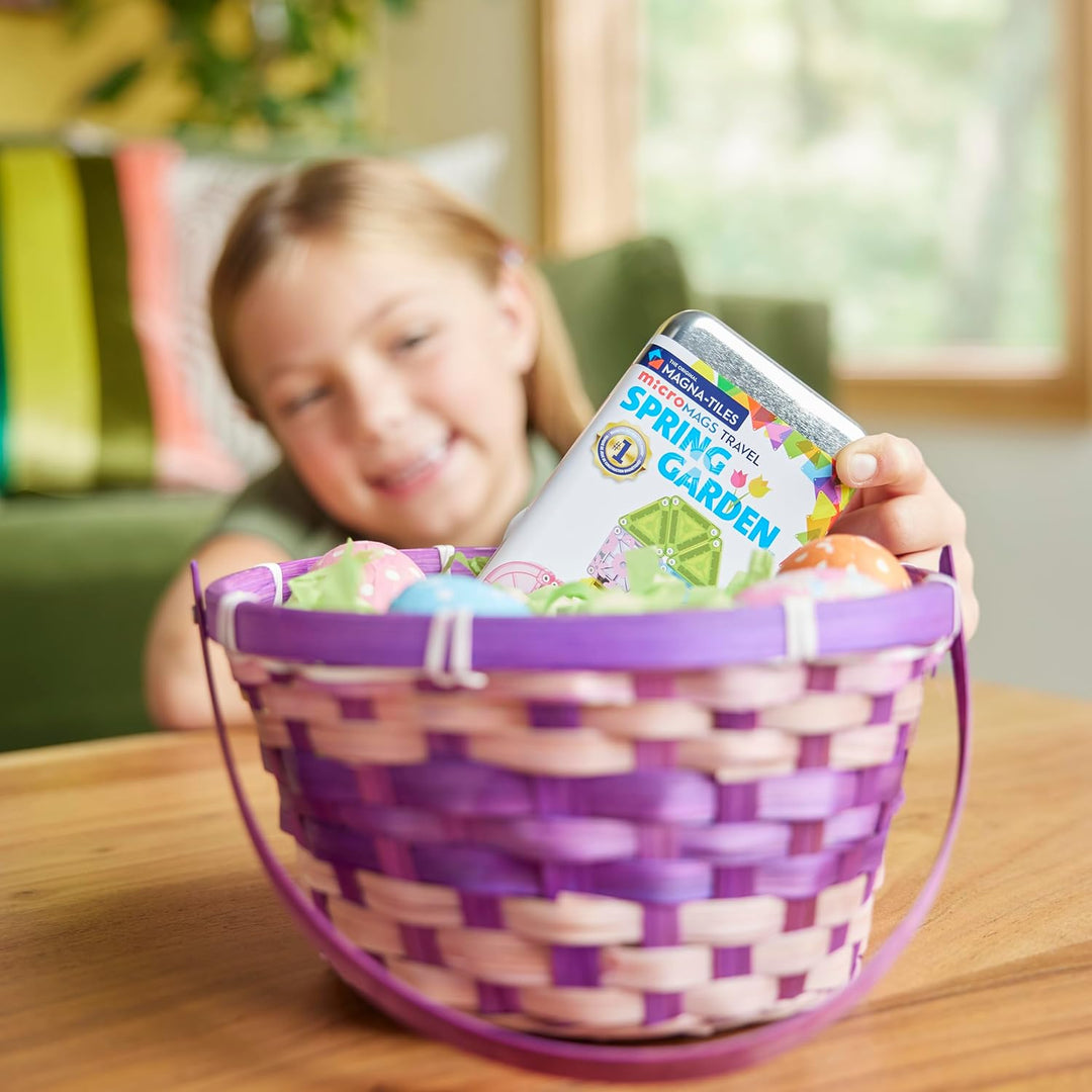Magna-Tiles - microMAGS Travel Set - Spring Garden (24pc)