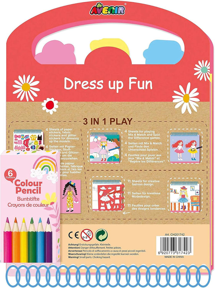 Avenir - Dress Up Fun Sketchbook Set
