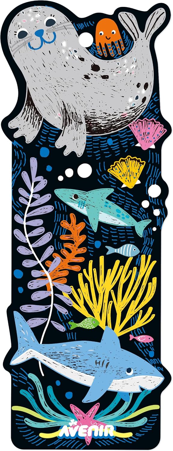 Avenir - Scratch - Sea Animal Bookmarks Set