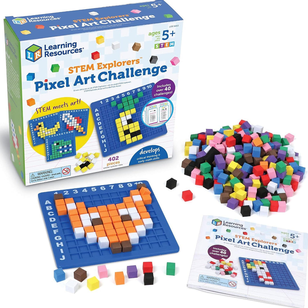 Learning Resources - STEM Explorers - Pixel Art Challenge Set