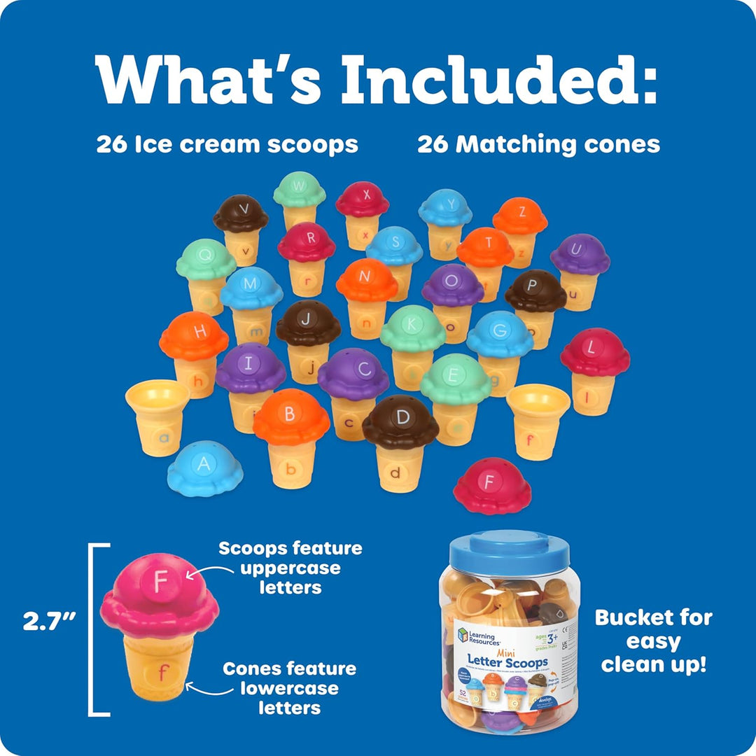 Learning Resources - Mini Letter Scoops