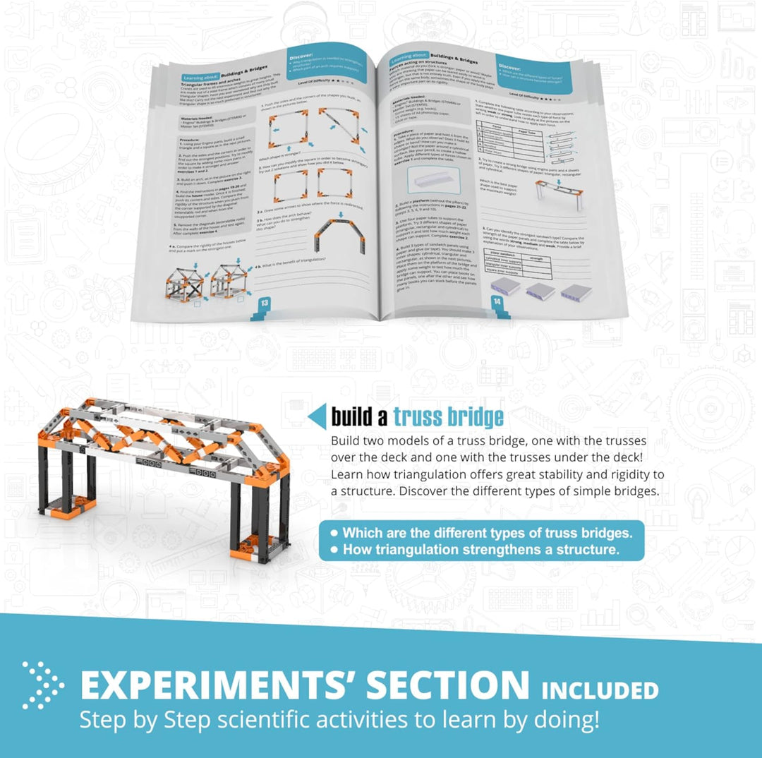 Engino - Discovering STEM - Structures Buildings & Bridges