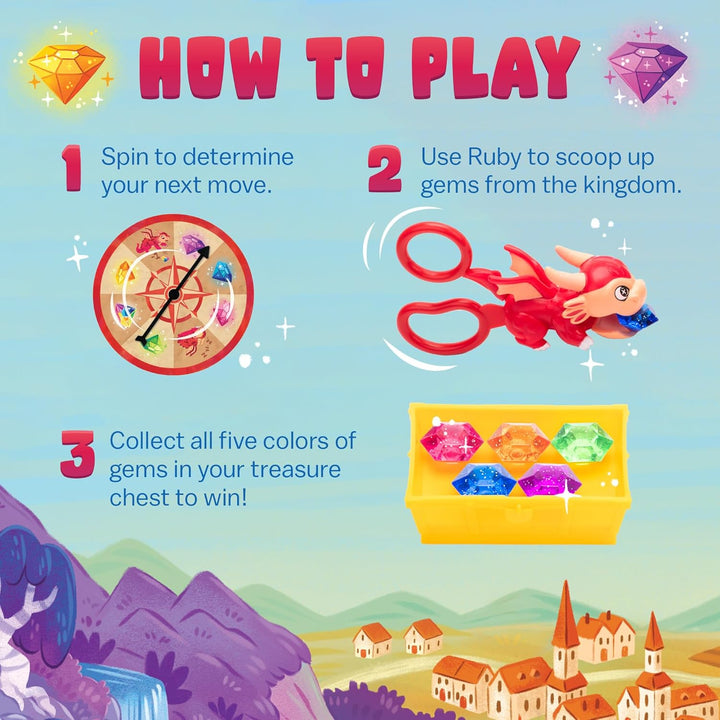 Educational Insights - Ruby's Gem Quest - Scissor Skills Game