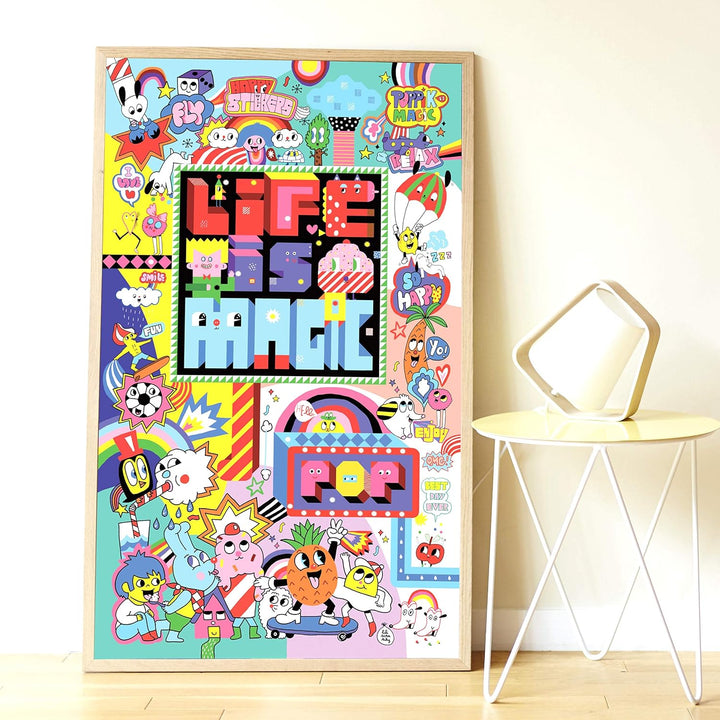 Poppik - Creative Stickers & Large Poster Set - Street Art