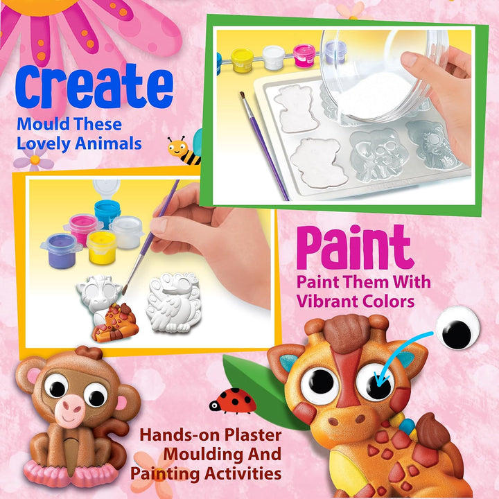 4M - Mould & Paint Kit - Googly Eyes Animals