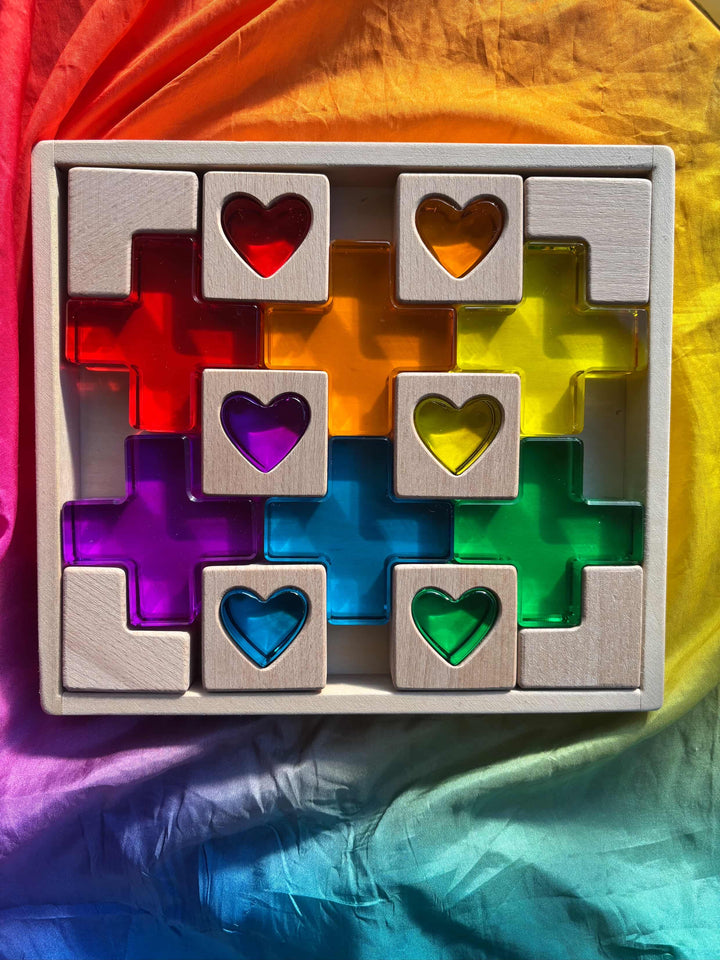 Cross Of Love - Lucite & Block Set (22pc)