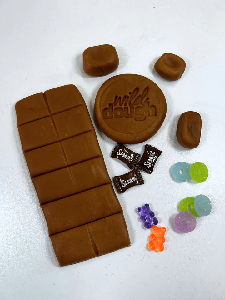 Rainbow Brights Scented Playdough - Chocolate Brown (280g Jar)